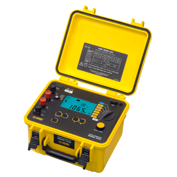 AEMC Model 6240 - Micro-Ohmmeter – Electro-Meters