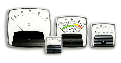 Yokogawa 2-1/2" Panel Meter Gauge 0-300 AC Amps Ammeter Transformer Rated 