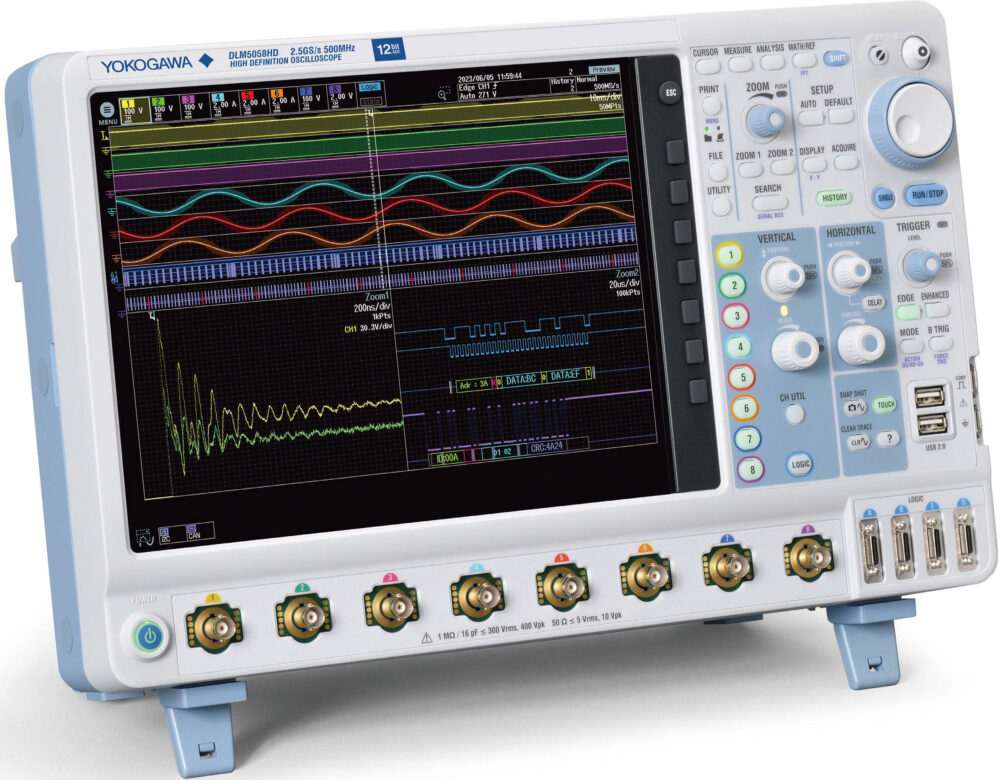 Introducing the Yokogawa DLM5000HD Series Elevating Precision in HighDefinition Oscilloscopes